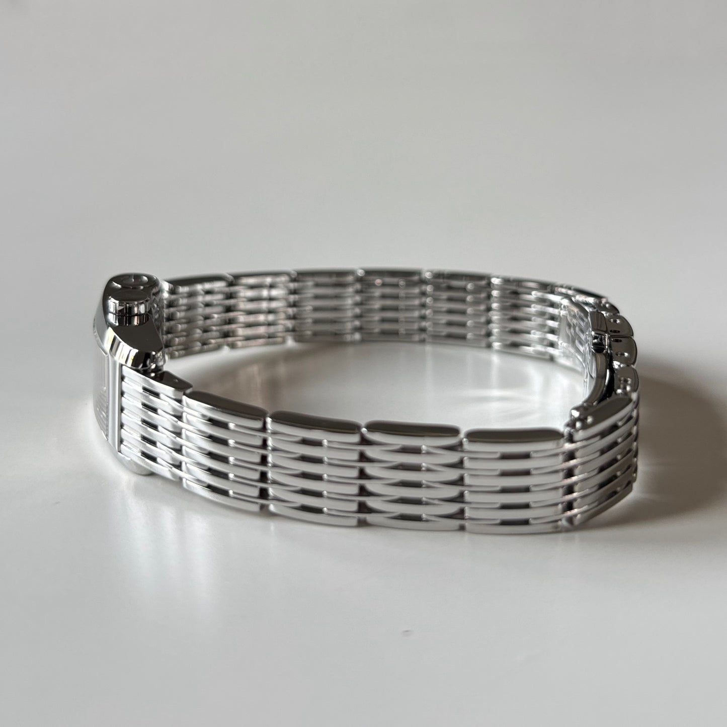 Gucci 1990s Rectangular Dial Silver Watch