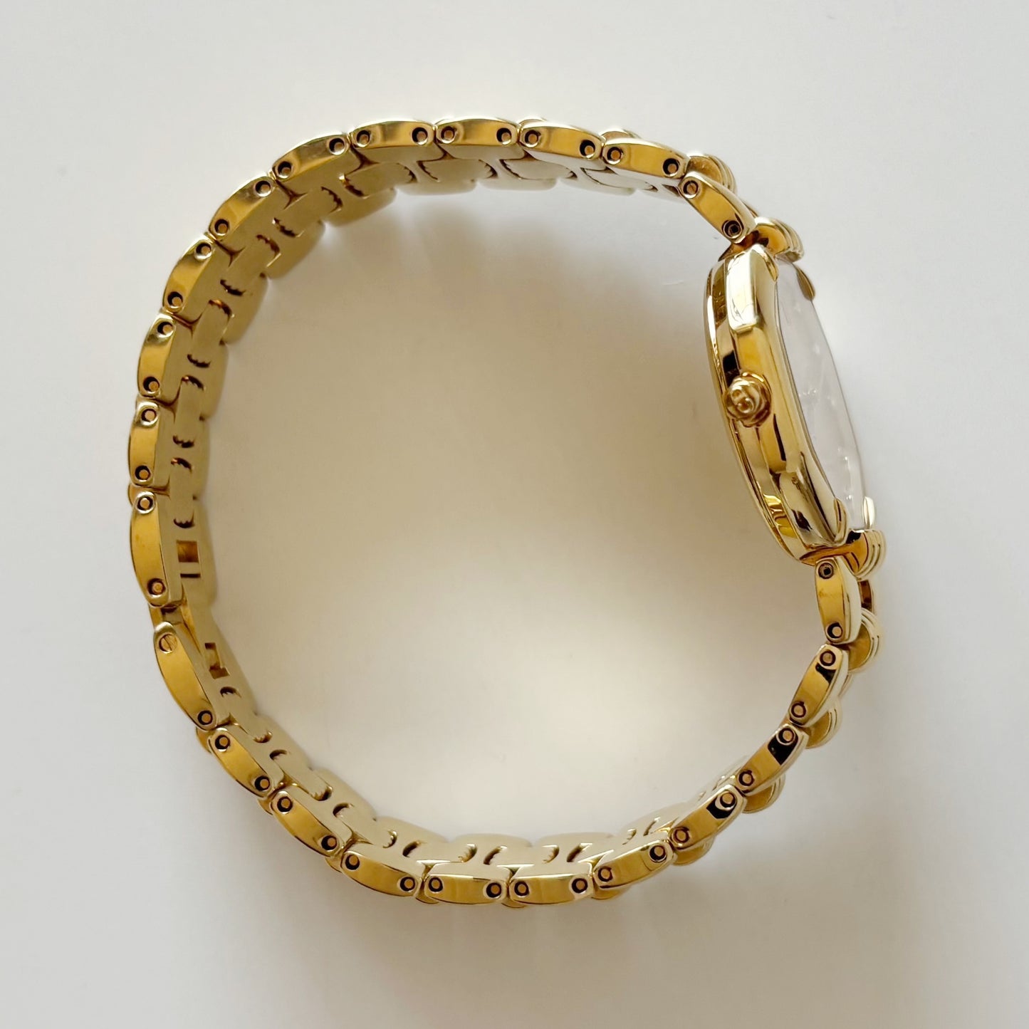 Dior 1990s Octagon Gold Plated Watch