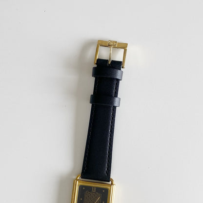 Dior 1990s Gold Plated Tank Watch (Large)