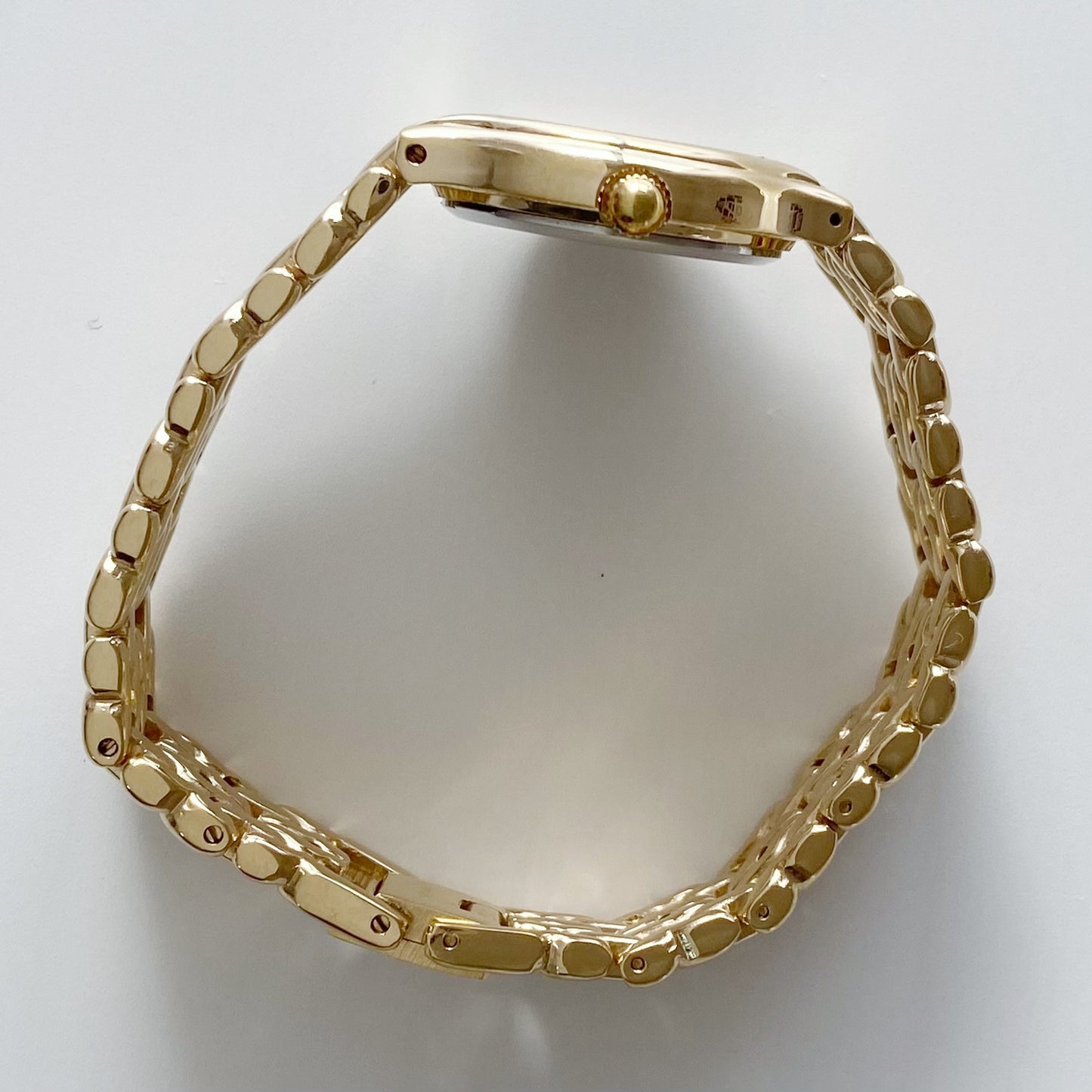 Givenchy 1990s Black Dial Gold Plated Watch