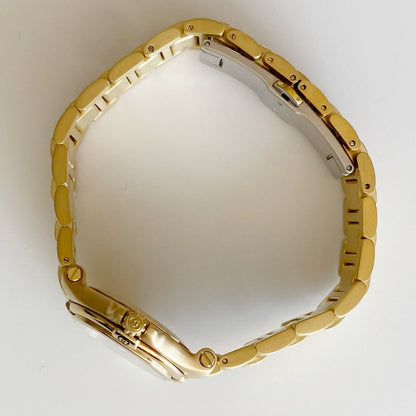 Gucci 1990s Date Gold Plated Watch