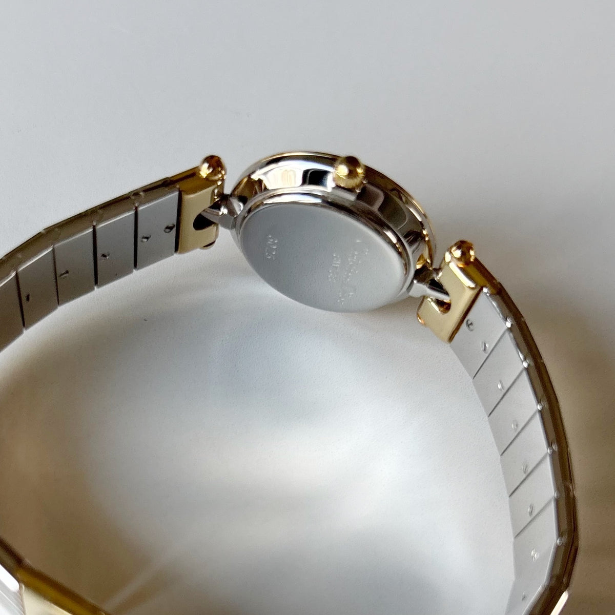 Dior 1990s Round Dial Gold Plated Two Tone Watch