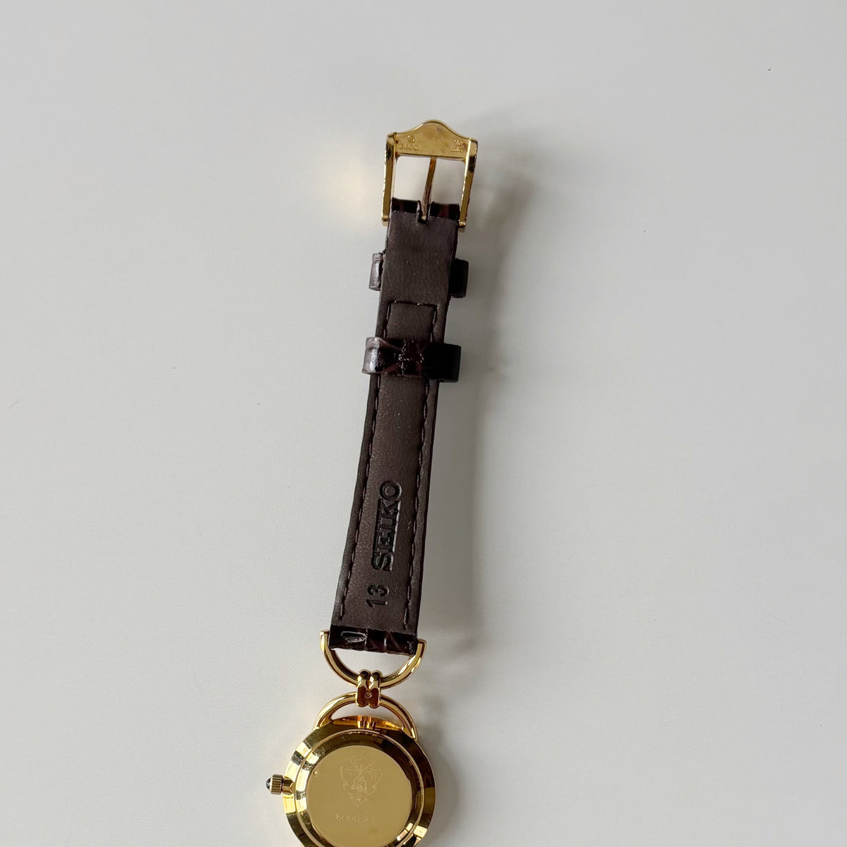 Gucci 1990s Gold Dial Horsebit Gold-Plated Watch