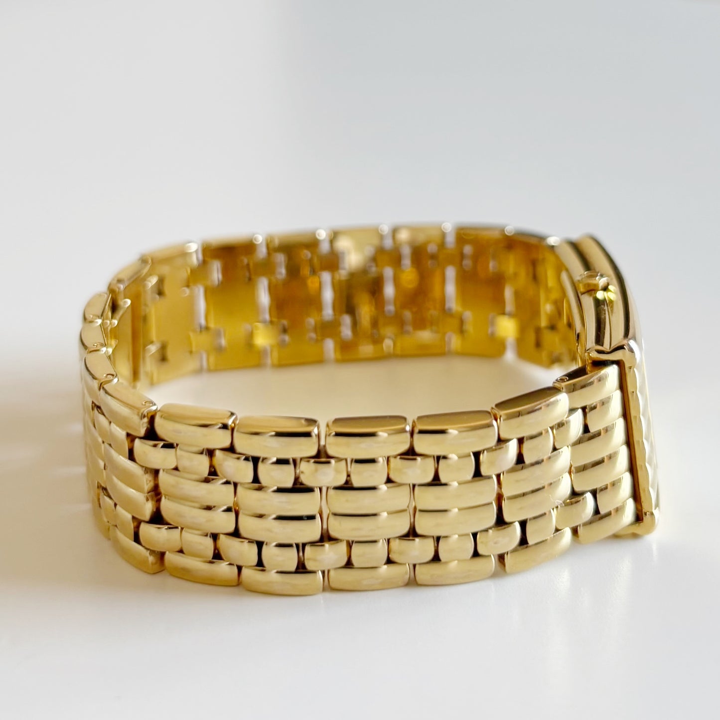 Dior 1990s Tank Gold Plated Watch