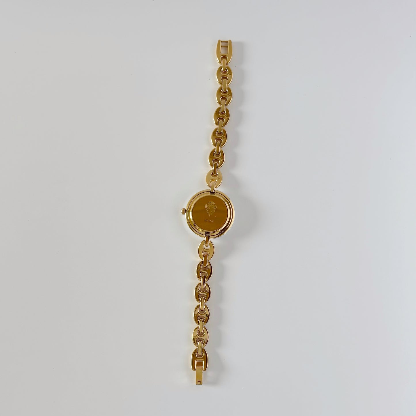 Gucci 1990s Interchangeable Bezel Gold Plated Watch with 6 bezels, case (165mm)