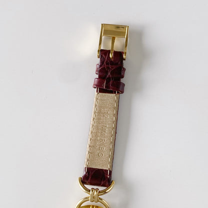 Gucci 1990s Ivory Dial Gold Plated Watch
