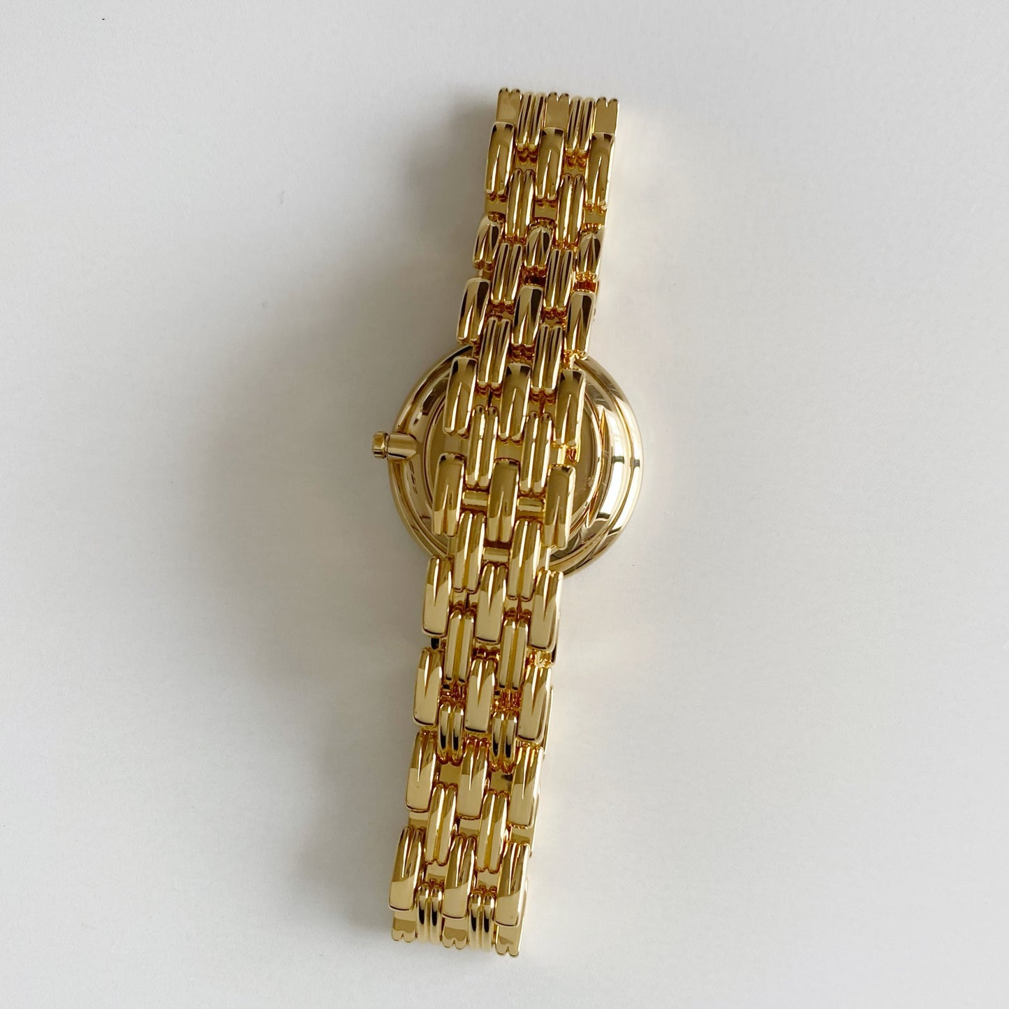 Dior 1990s Bagheera Gold Plated Round Watch