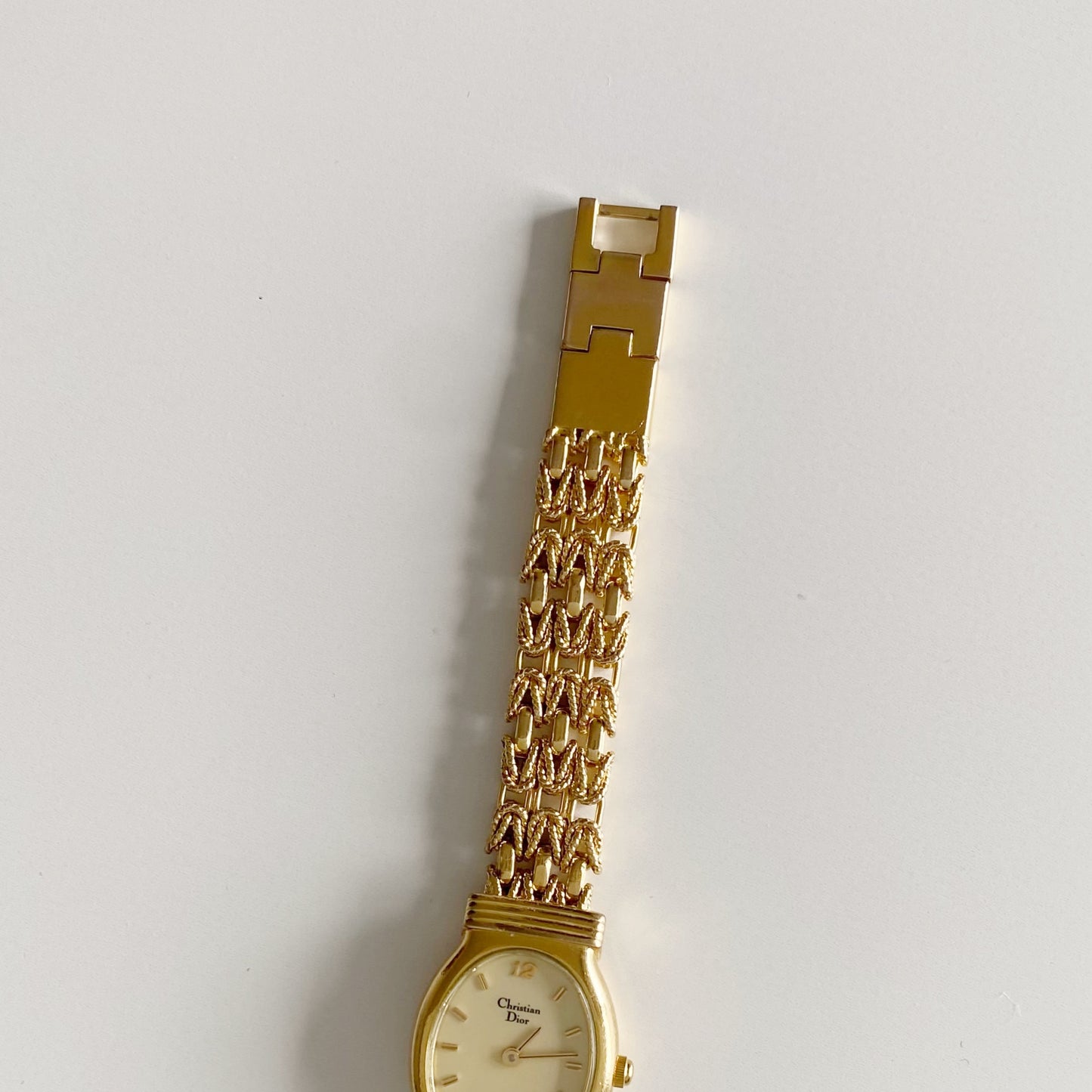 Dior 1990s Gold Plated Watch