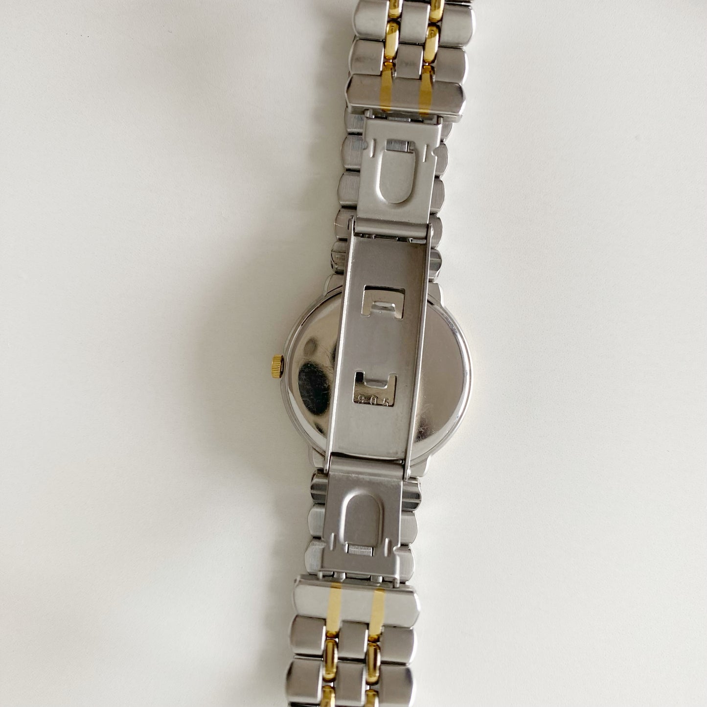 Yves Saint Laurent 1990s Two Tone Watch