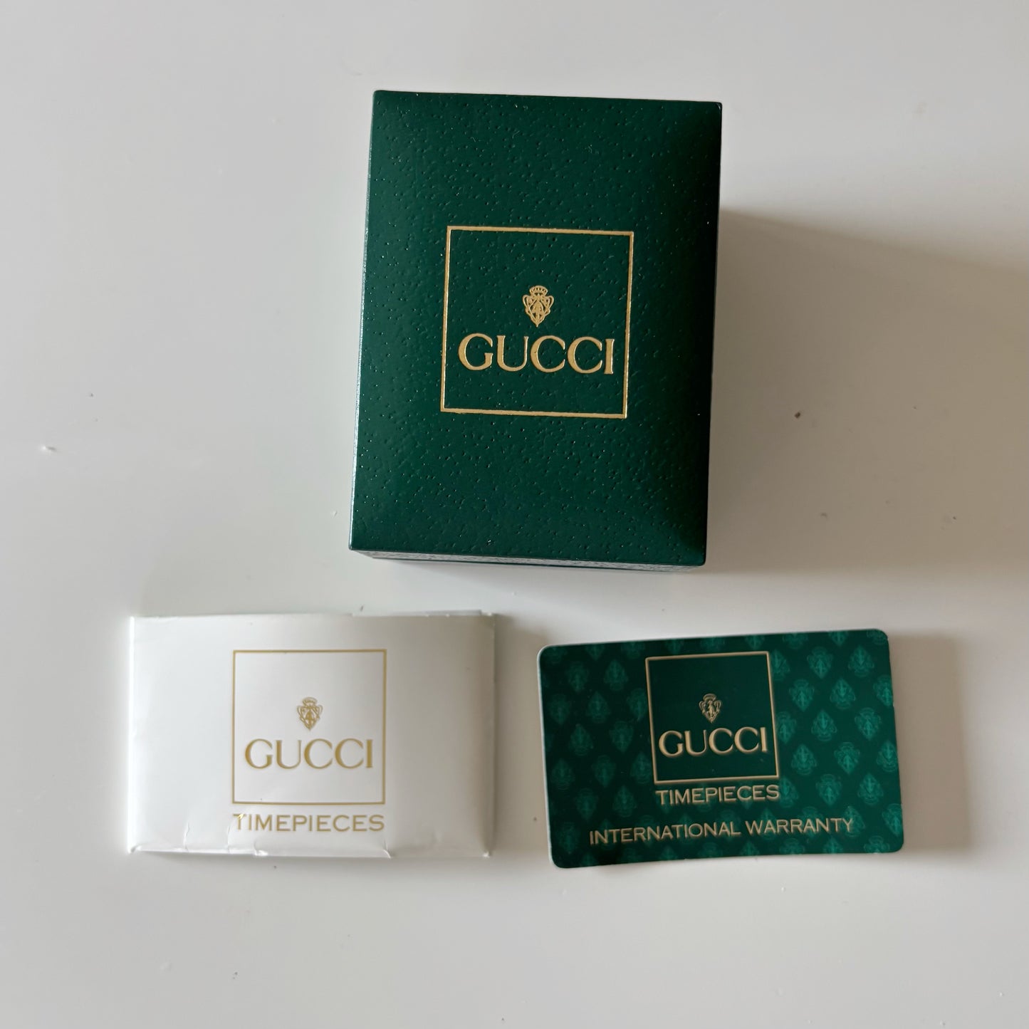 Gucci 1990s Interchangeable Bezel Gold Plated Rice Chain Watch (165mm)