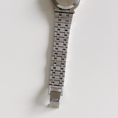 Gucci 1990s Gold Plated Two Tone Watch