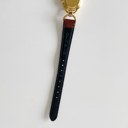Gucci 1990s Gold Plated Horsebit Watch