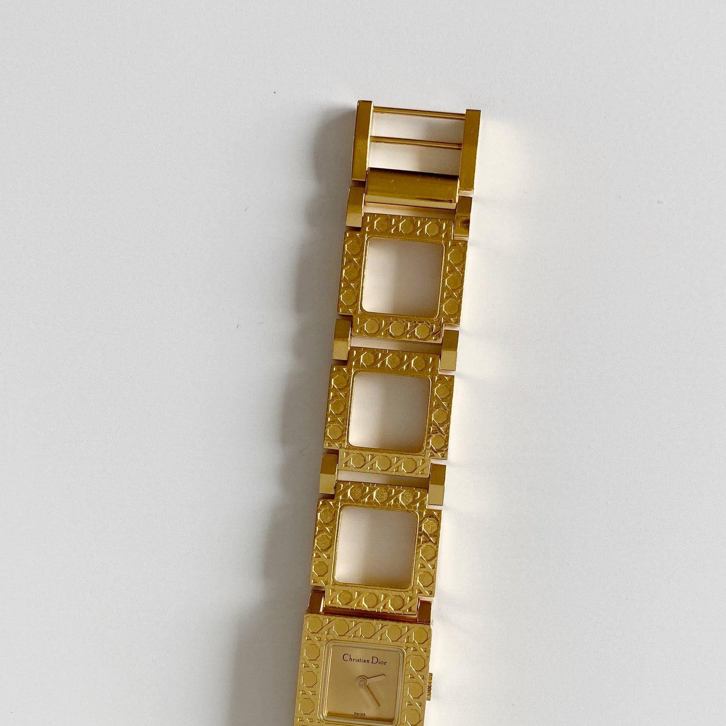 Dior Early 2000s La Parisienne Gold Plated Watch