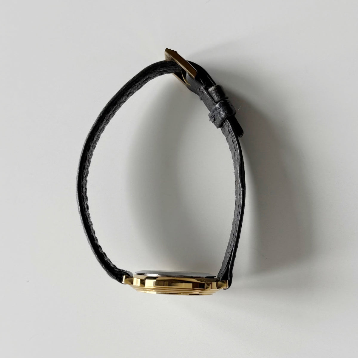 Dior 1990s Date Round Dial Gold Plated Watch