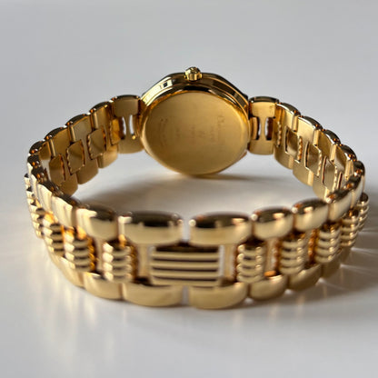 Dior 1990s Octagon Gold Plated Watch
