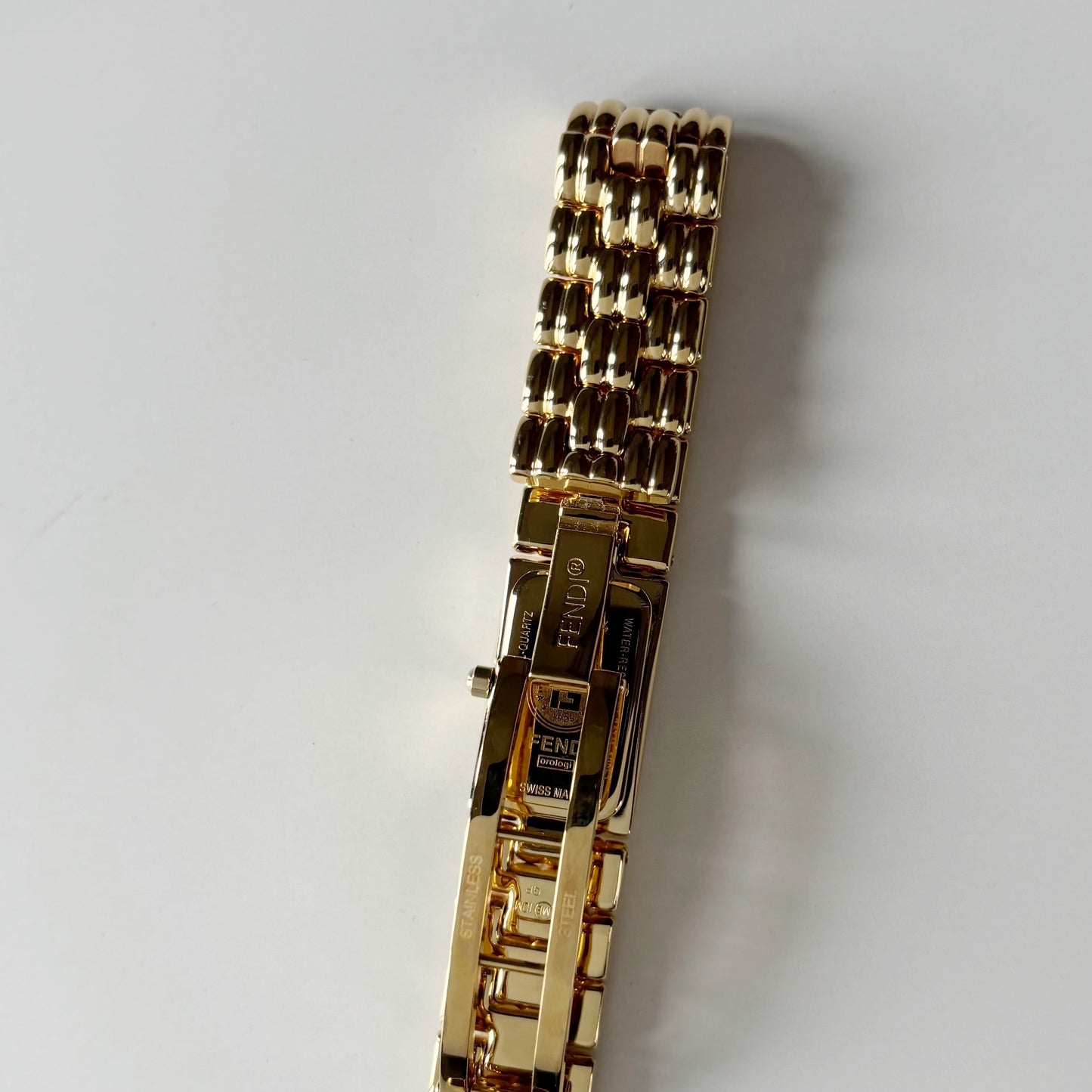 Fendi 1990s Gold Plated Watch