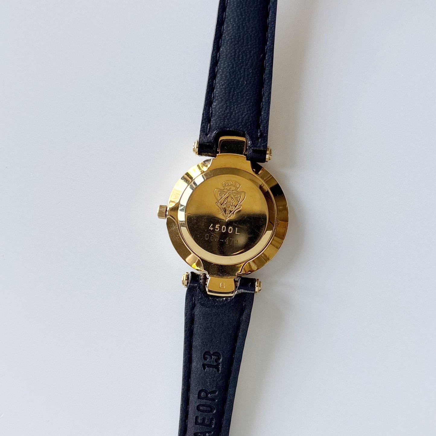 Gucci 1990s Round Dial Two Tone Watch
