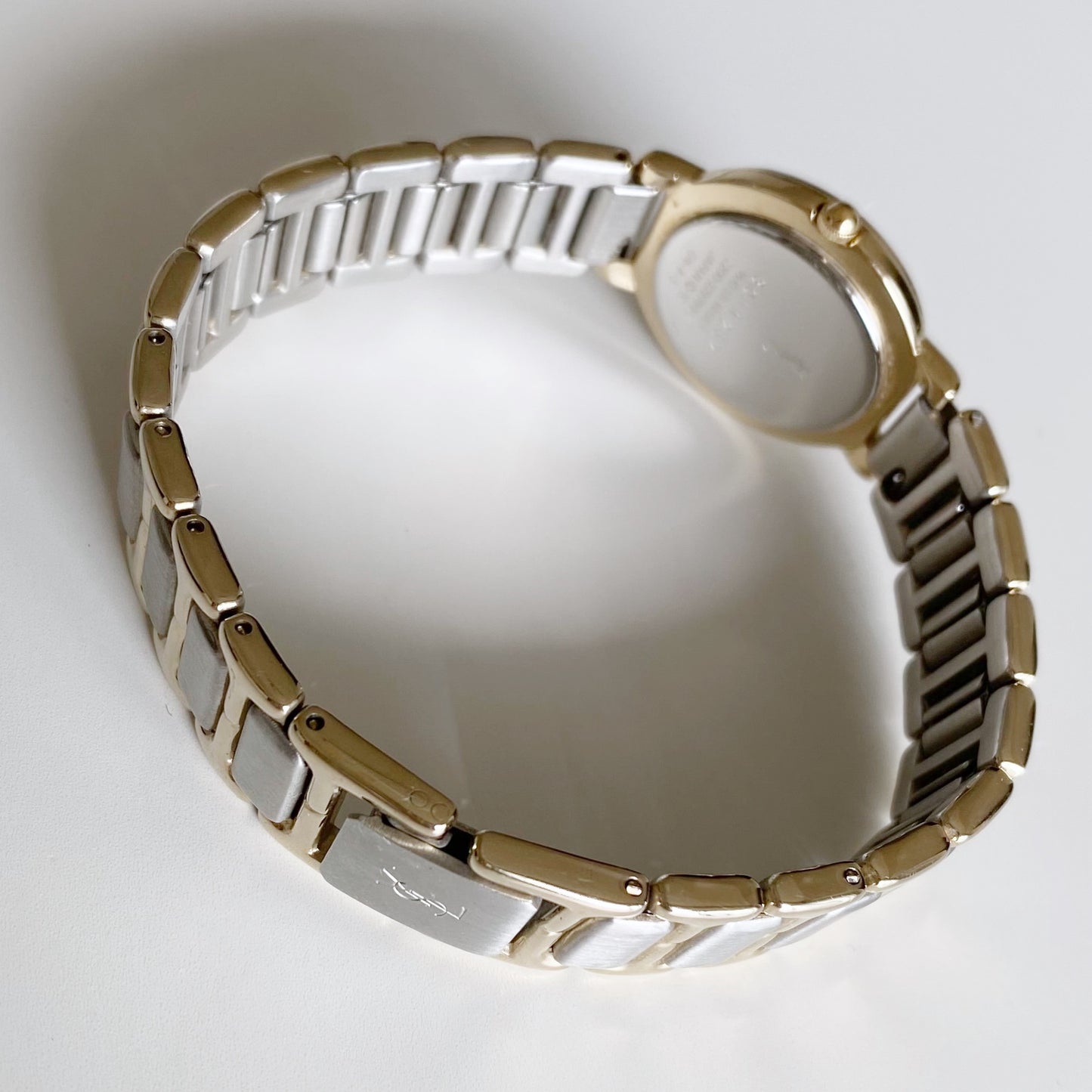 Yves Saint Laurent 1990s Two Tone Watch
