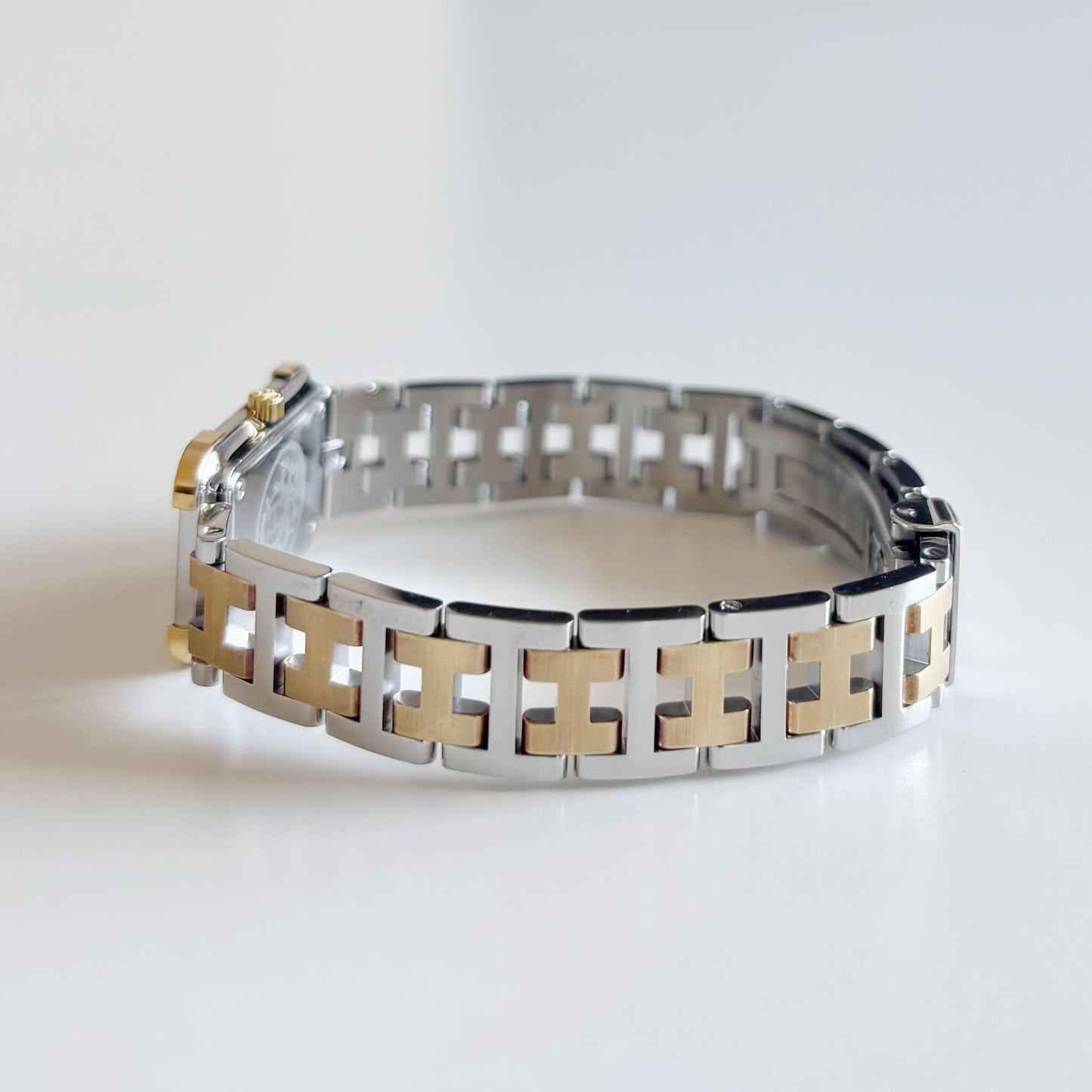 Hermes 1990s Croisier Two Tone Watch