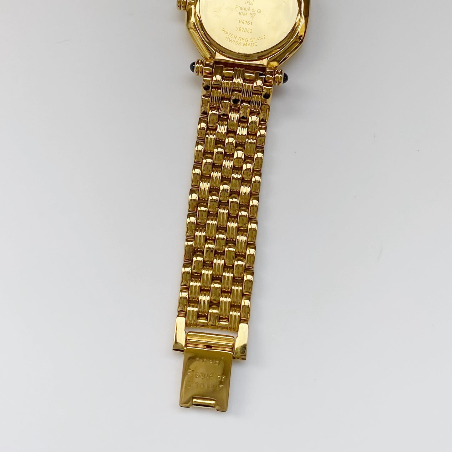 Dior 1990s Octagon Gold Plated Watch