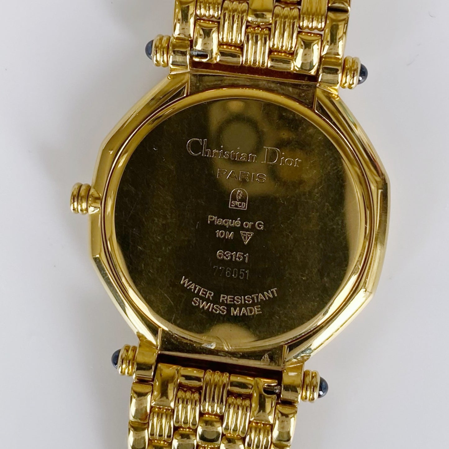 Dior 1990s Gold Plated Watch