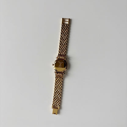 Dior 1990s Octagon Dial Gold Plated Watch