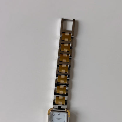 Hermes 1990s Croisier Two Tone Watch