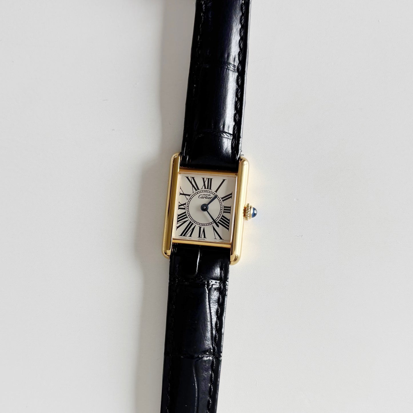 Cartier 1990 Must de Tank Opaline Watch (SM)
