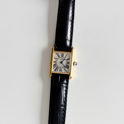 Cartier 1990 Must de Tank Opaline Watch (SM)