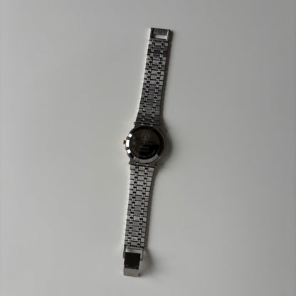 Gucci 1990s Date Round Dial Two Tone Watch (Large)