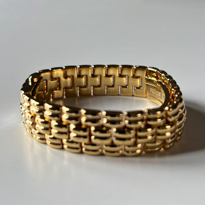 Fendi 1990s Gold Plated Watch