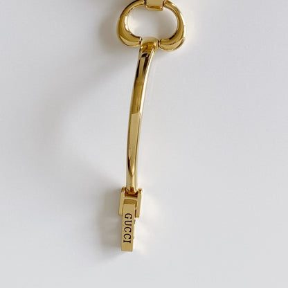 Gucci 1990s Seashell Dial Gold Plated Bangle Watch