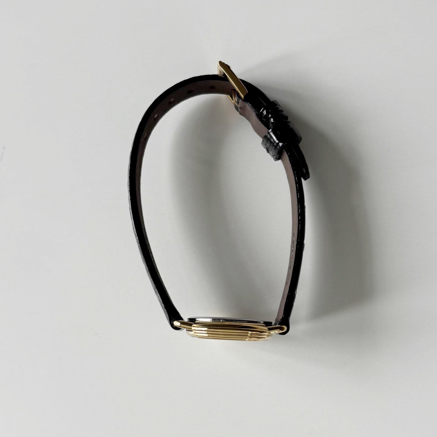 Dior 1990s Round Dial Gold Plated Watch