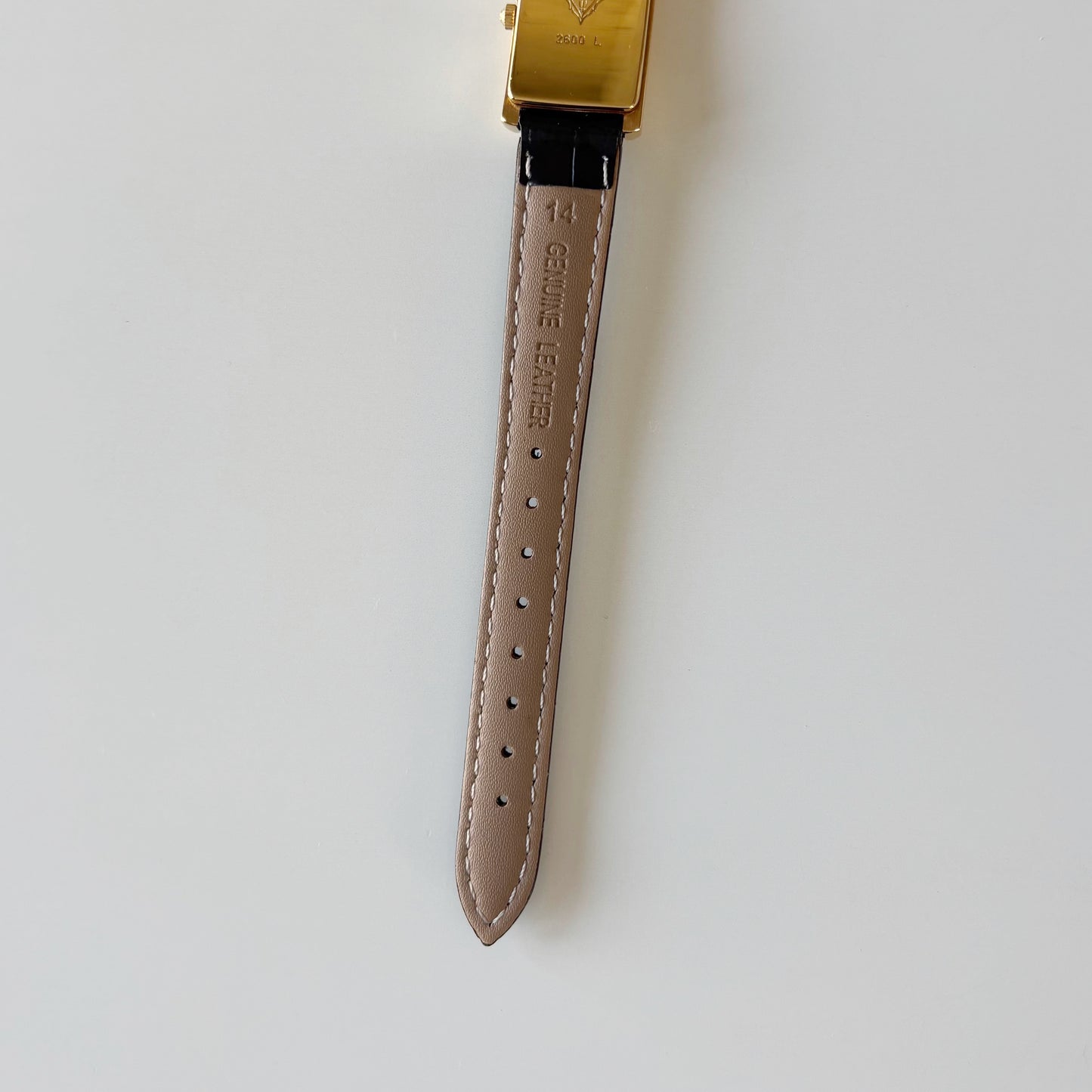 Gucci 1990s Tank Gold Plated Watch