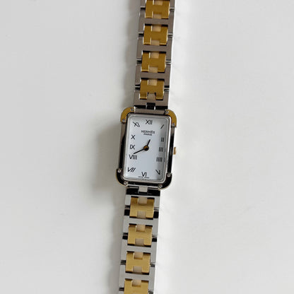 Hermes 1990s Croisier Two Tone Watch