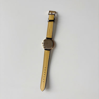 Dior 1990s CD Logo Round Dial Gold Plated Watch (Large)