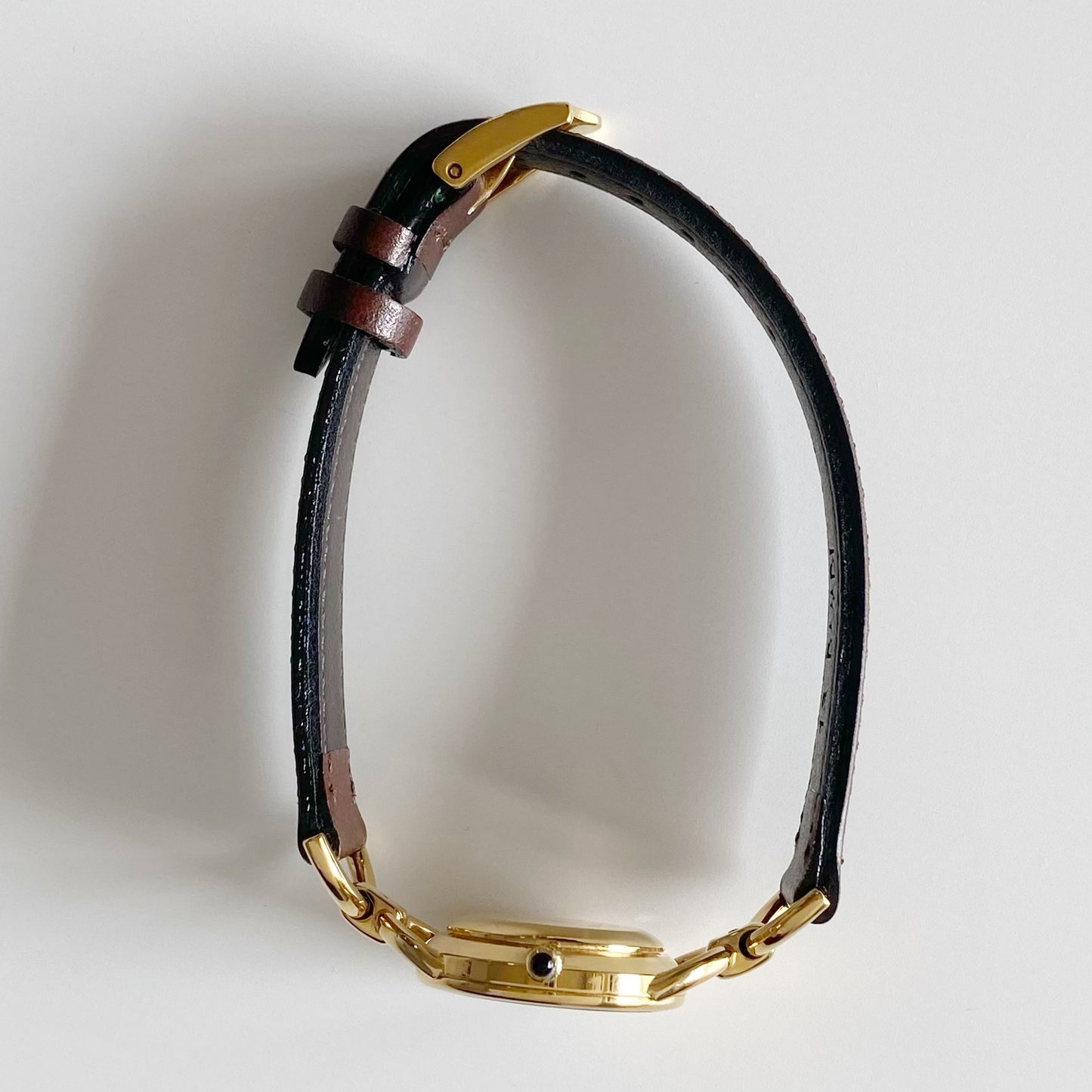 Gucci 1990s Seashell Dial Round Watch
