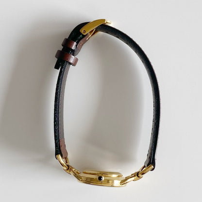 Gucci 1990s Seashell Dial Round Watch