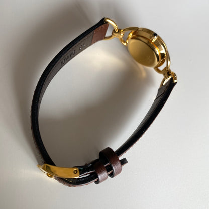 Gucci 1990s Seashell Dial Round Watch