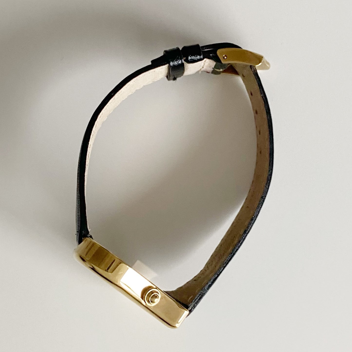 Yves Saint Laurent 1990s Heart Shaped Dial Gold Plated Watch