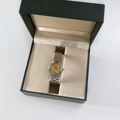 Gucci 1990s Date Two Tone Watch