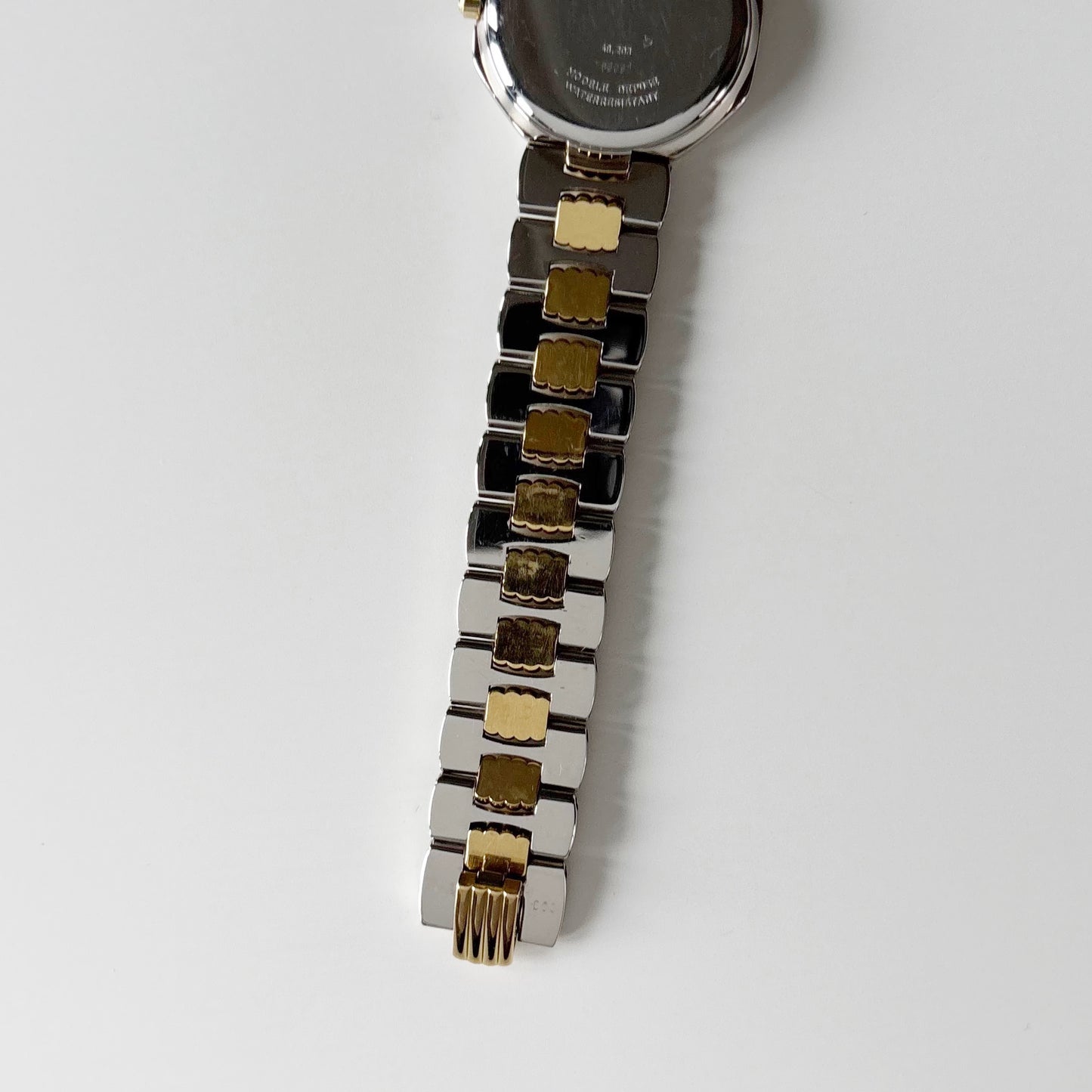 Dior 1990s Date Octagon Two Tone Watch
