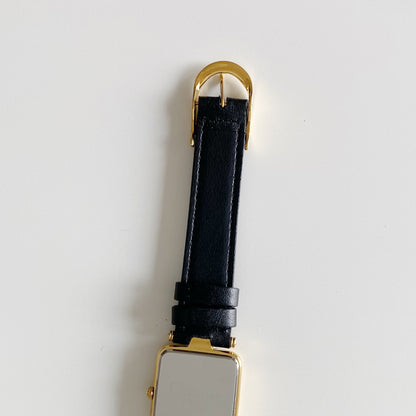 Dior 1990s Tank Gold Plated Watch (Large)