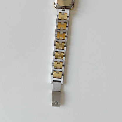 Hermes 1990s Croisier Two Tone Watch