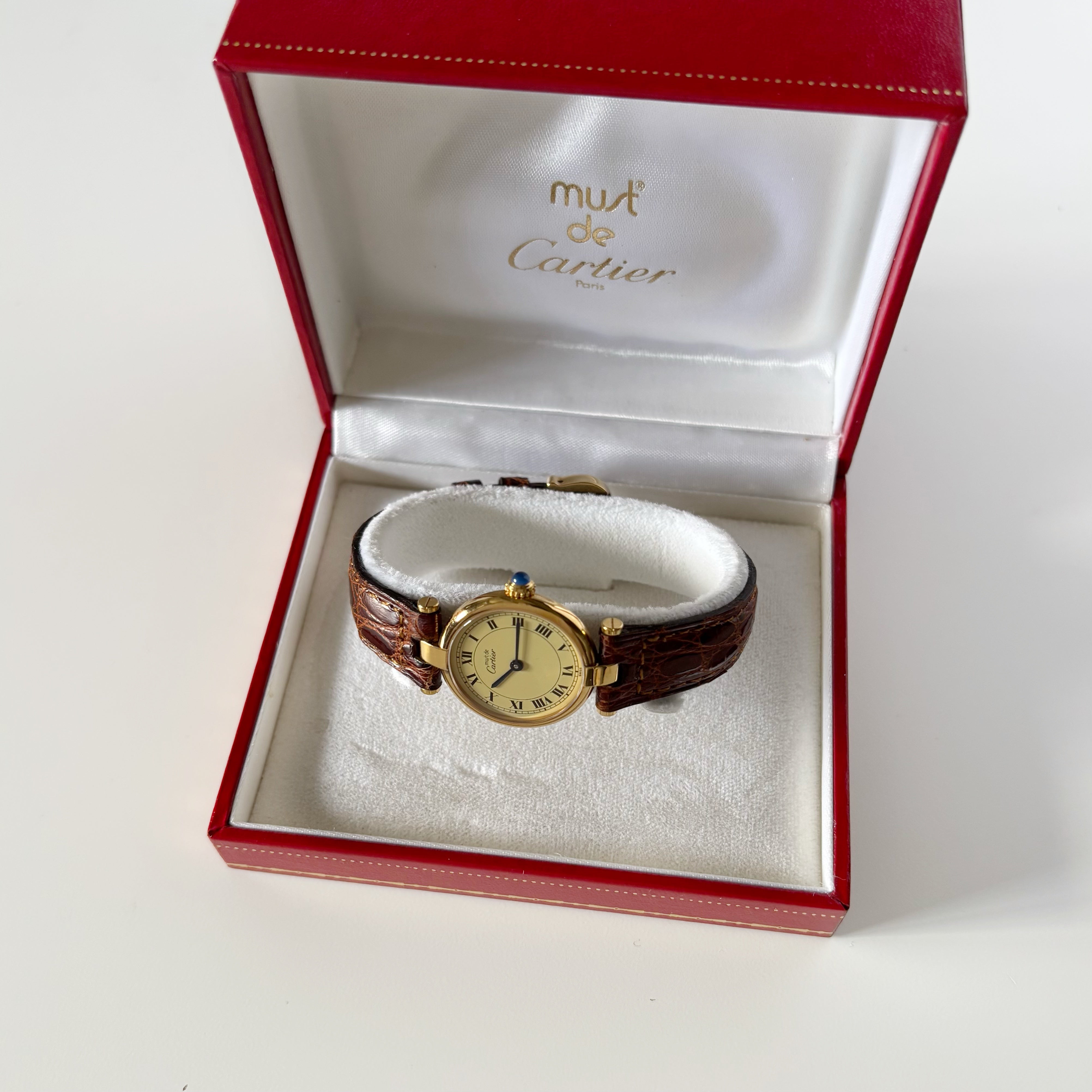 Cartier Lady Must de Colisee Vermeil Quartz circa 1990's