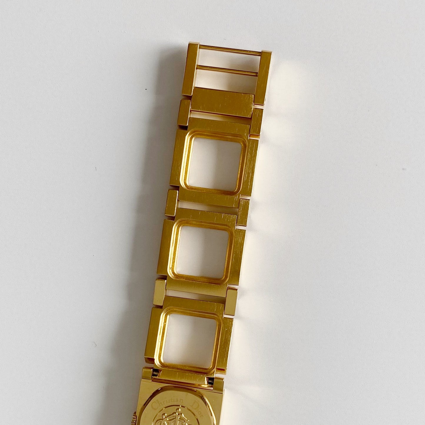 Dior Early 2000s La Parisienne Gold Plated Watch