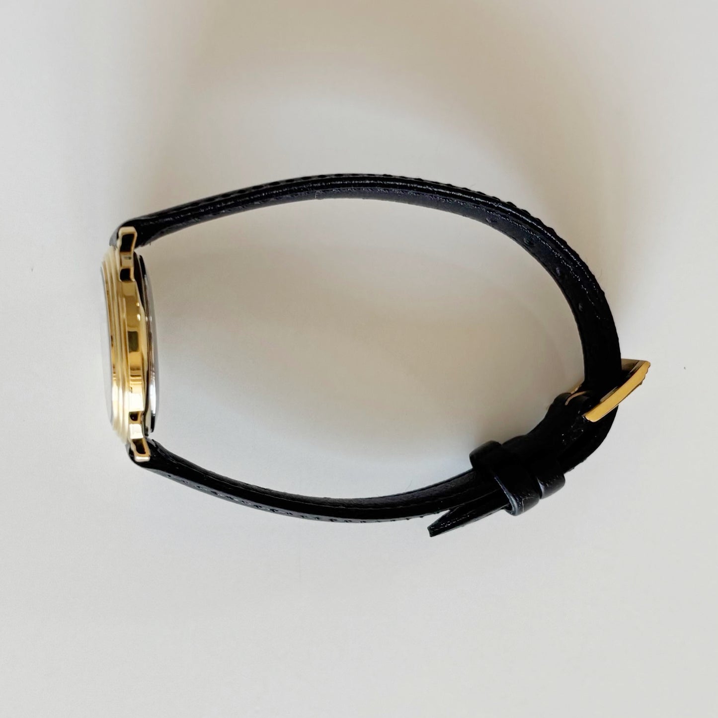 Dior 1990s Round Dial Date Gold Plated Watch