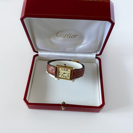 Cartier Early 2000s Must de Tank Watch (SM)