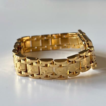 Fendi 1990s Tank Gold Plated Watch Limited Edition (only 2,500 pieces made)