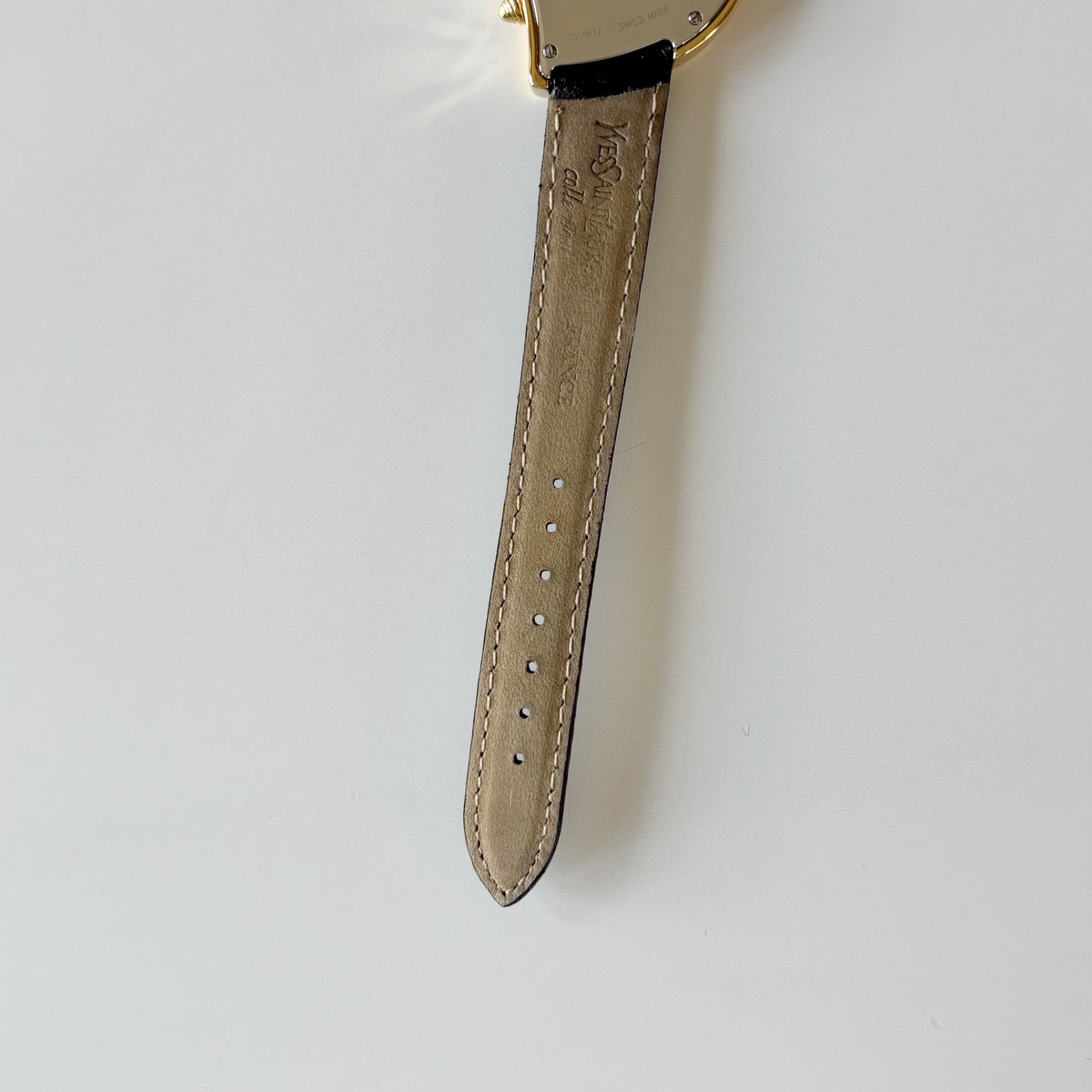 Yves Saint Laurent 1990s Heart Shaped Dial Gold Plated Watch